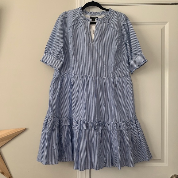 J. Crew Dresses & Skirts - J Crew Striped Tier Dress NWT